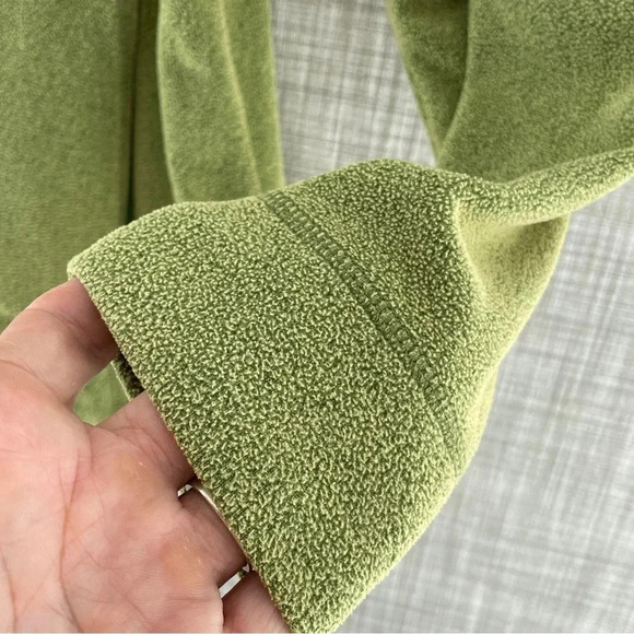 L.L. Bean Green Full Zip Long Sleeve Hoodie Misses M/Reg 8734/b - Picture 7 of 8
